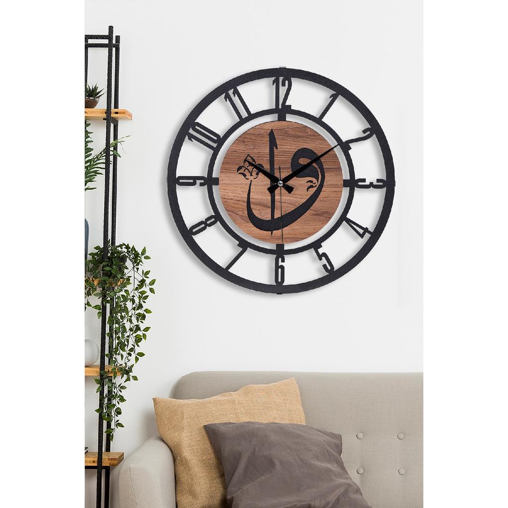 41 cm große, dekorative Wanduhr mit fließendem Sekundenmechanismus und geräuschlosem Mechanismus