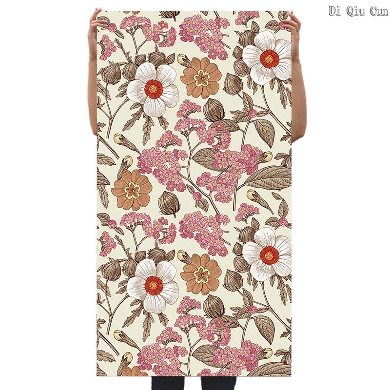 

Multicolor Peony Daisy Peel and Stick Wallpaper Beige Flower Self Adhesive Wallpaper Waterproof Wall Mural For Home Decoration 3mx45cm