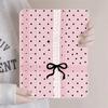 Polka dot bow is suitable for iPad Pro 11-inch Y folded edge sticker, tablet protective case, anti-drop soft case with pen slot.