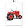 Tool Cart Tin Painting Wall Decor Kids Room Art