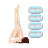 (20 pcs)  Lady Straight Manual Replaceable Cosmetic Trim Hair Remover Accessories Portable Beauty Tools Safety Razors Shaver Blades