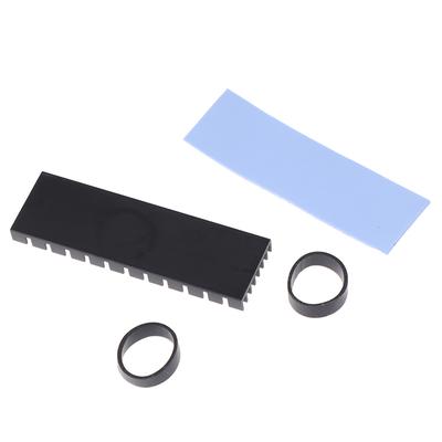 1Set M.2 Ngff Nvme 2280 Pcie Ssd Aluminum Cooling Heat Sink With Thermal Pad