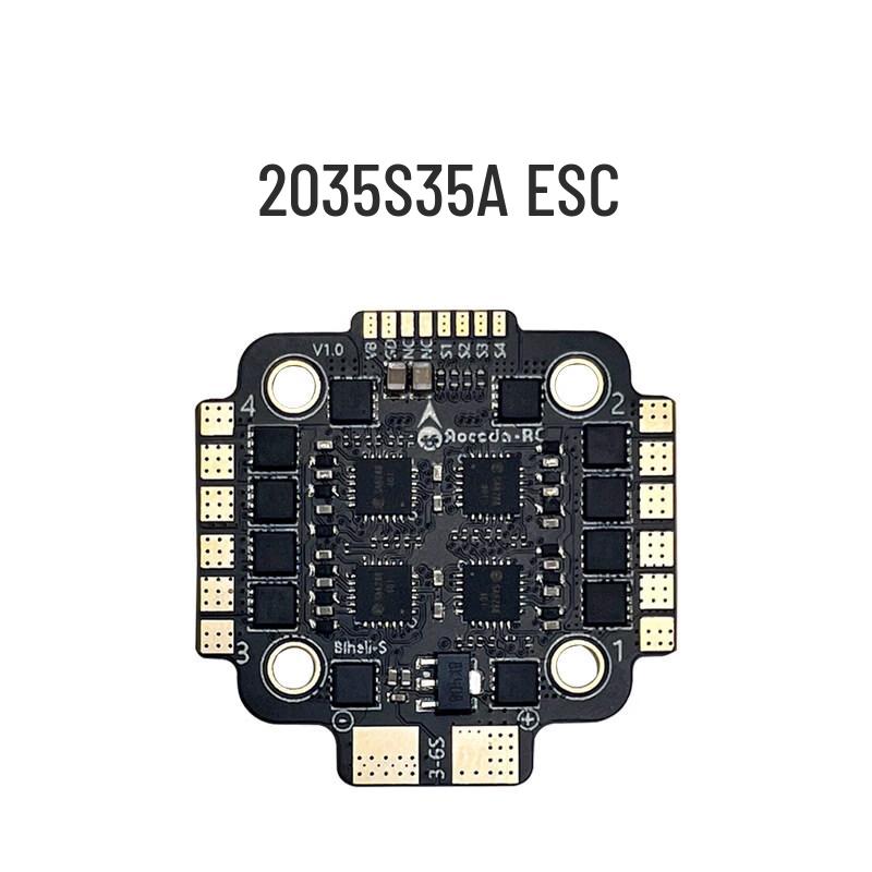 AOCODA-RC 35A 4-in-1 BLHeli-S Bluejay FPV Drone ESC