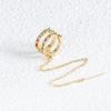 Fashionable Creative Chain Stud Earrings Simple Geometric Ear Jewelry