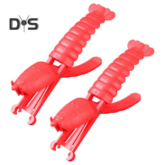 

Інструмент для очищення панцирів раків Пристрій для чищення хвостиків креветок для морепродуктів Безпечний пристрій для очищення раків Машина для очищення раків Можна мити в посудомийній машині Багатофункціональна кухня 2pcs червоний