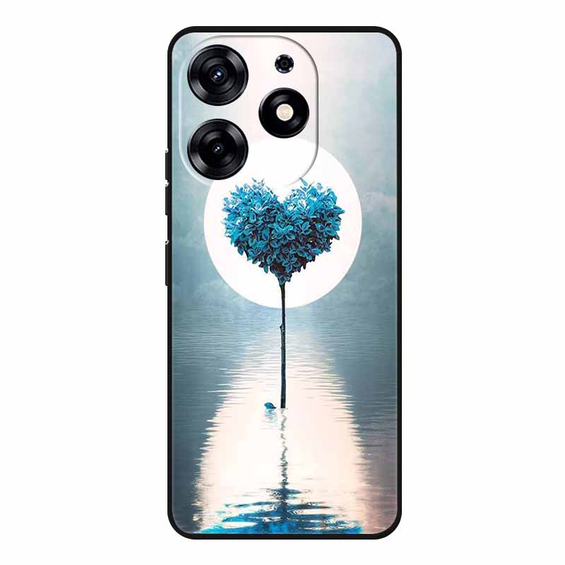 For Tecno Spark 20 Pro Case Wolf Soft Silicone TPU Back Cover Phone Cases For Tecno Spark20 Pro KJ6 Cute Animals Protector Funda