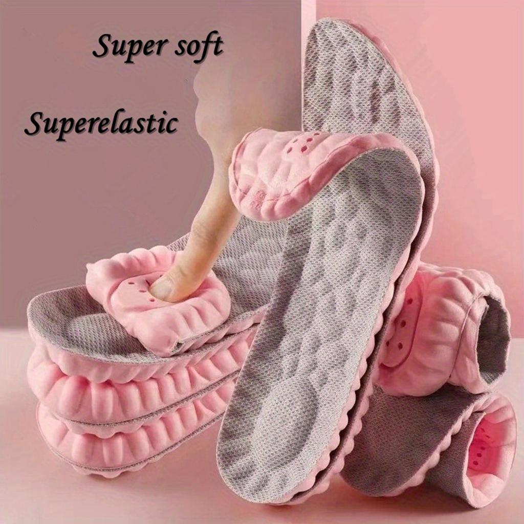 Super Soft Massage Shoes Insoles Strong Sweat Absorption Soft Sports Insole for Walking Running Sports