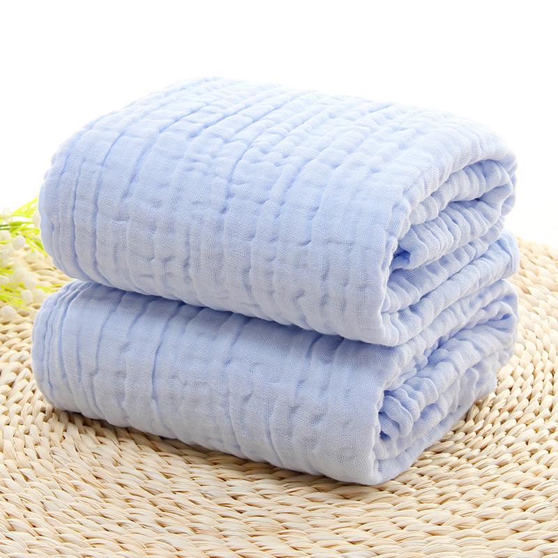 Six Layers Cotton Gauze Baby Bath Towel Soft Absorbent Muslin Receiving Blanket