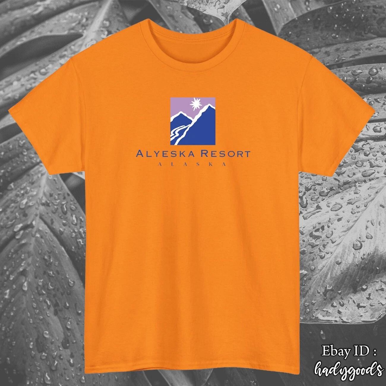 Men s and Women s T-shirts Alyeska ski resort XXL