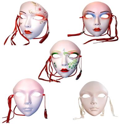 Chinese Styles Mask Masquerade Mask Full Face Mask Halloween Mask Anime Mask Carnivals Mask Cosplay Mask for Party