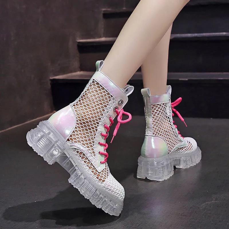 Buy Summer Thin Martin Boots Hollow 