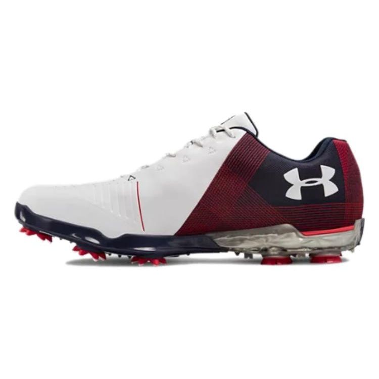 Under Armour Spieth 2 White Navy Red Men Sneakers Midnight-Navy 3000165-107