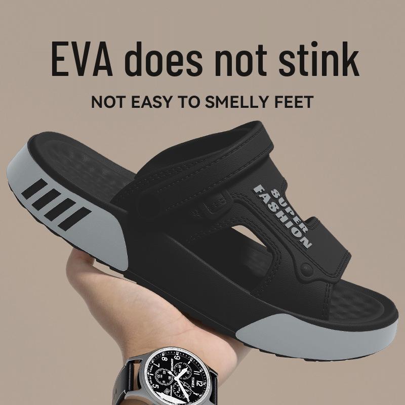 2025 Men's Summer Driving Sandals: Wear-Resistant, Soft Sole, Two-Way, Non-Slip Casual Footwear
