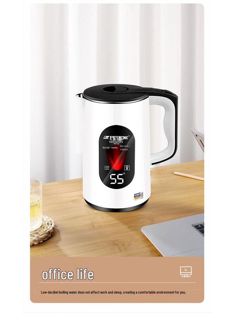 Smart Large Capacity European Standard Electric Kettle with Insulation