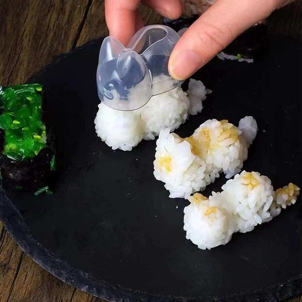 Sushi Molds Easy To Use Cats Shape Rice Molds Animal Sushi Molds Cats Shape Sushi Moulds Handmade Animal Rice Molds Kitchen Tool
