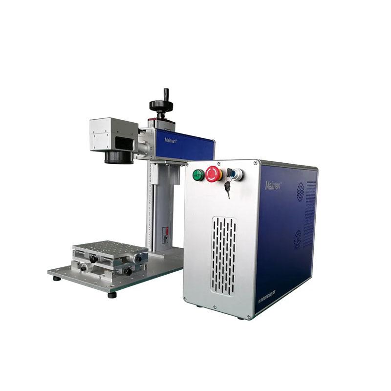 50W Purple Light Fiber Laser Engraving Machine for Metal, Stainless Steel, Silicone & Plastic.