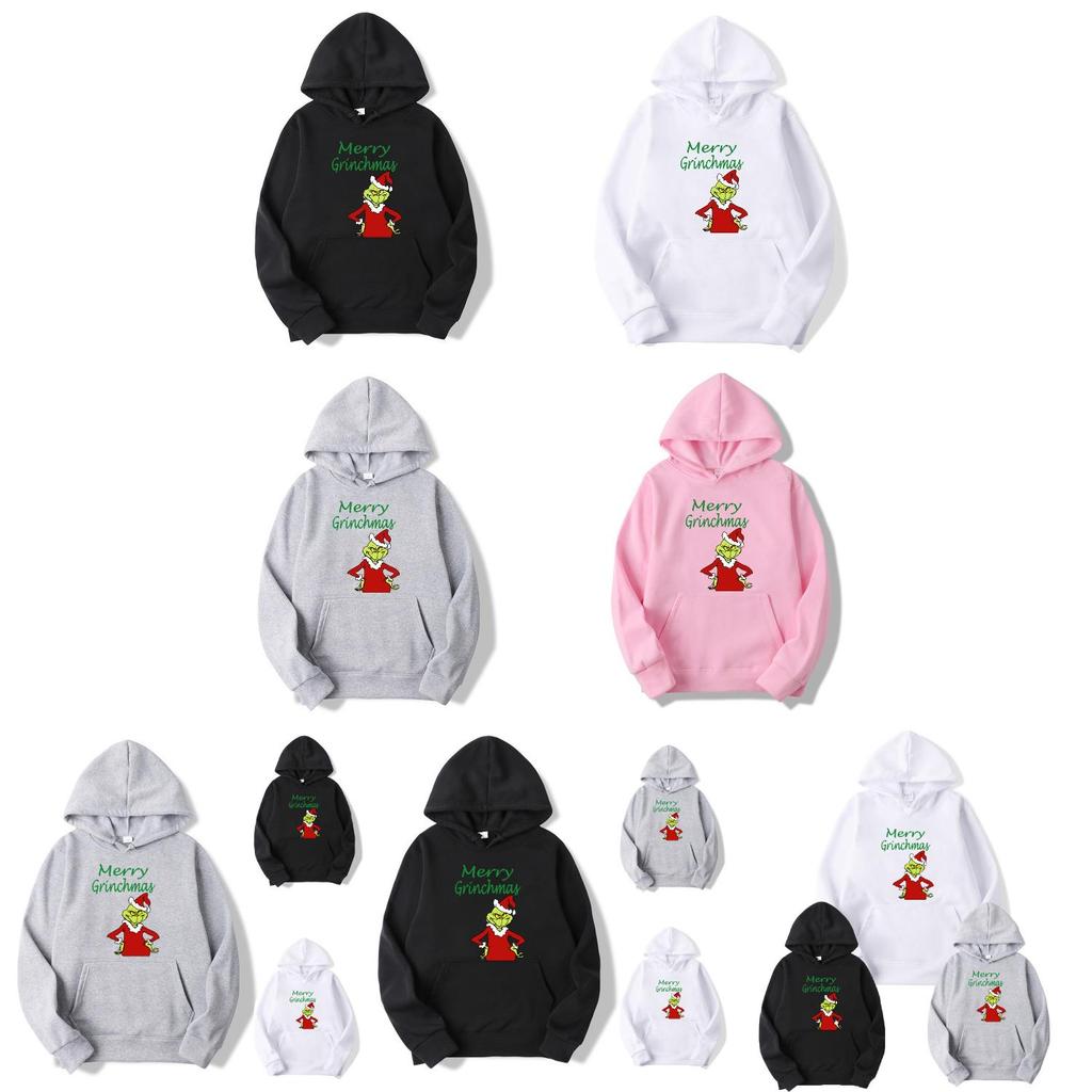 The Hoodie Christmas Merrymas Hooded Sweatershirt Pullover Jumper