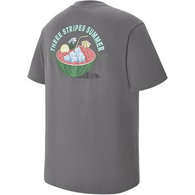Moisture-Wicking Cool Thin Sports Short Sleeve T-Shirt Unisex Tops Gray KB9426