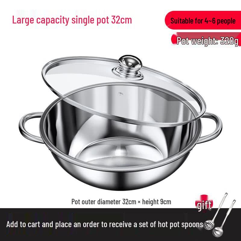 

Thickened Copper Hot Pot Set