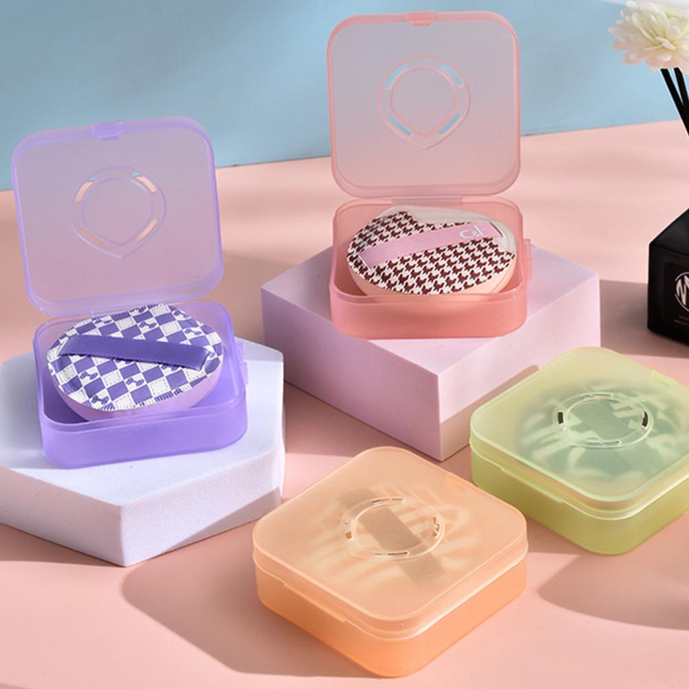 Přenosné úložné boxy na labutěnky Prodyšné pouzdro na make-up Velkoobchodní pouzdro Organizér Držák Puff Spong H6G0