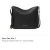 Michael Kors Nayla Cow Leather With Artificial Leather Crossbody Bags Medium Women's Black 35S6G5ZM2L-BLACK