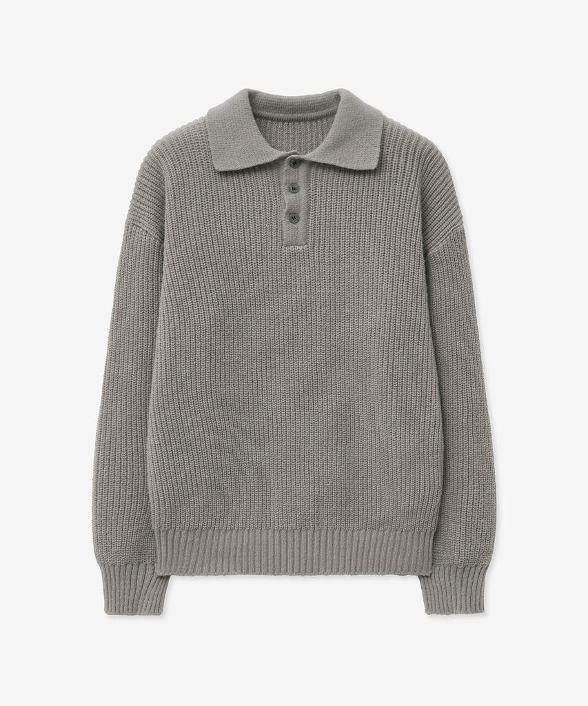 BLOND9 Hazzi T-Cloth Knit_Gray