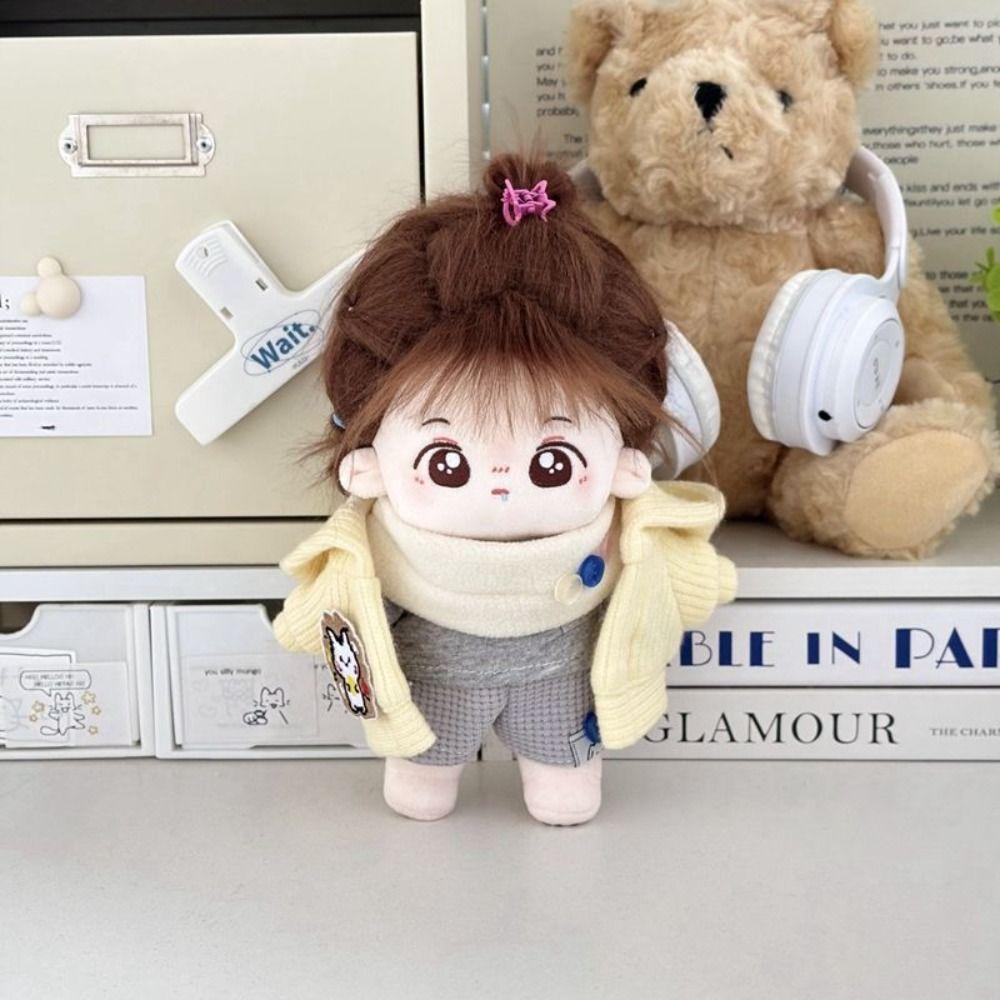 Playing House Style Cotton Doll's Clothes Cartoon T-shirt Plush Doll Clothes  Toy