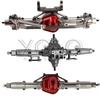 Metal Alloy Front Middle Rear Straight Axle with Servo Base for 1/10 RC Rock Crawler Car Axial SCX10 RC 4WD D90 Upgrade Parts
