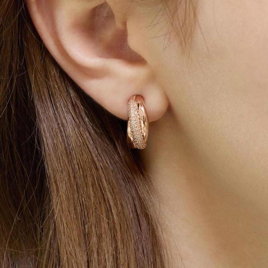 [LsSHOP] 14K Arte Earrings (Gold Plated)_LJ5196BRE