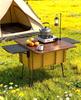 Outdoor camping folding table multi-functional camping box suitcase tea table balcony coffee table storage turnover box
