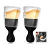 2 Pieces Car Interior Cleaning Car Dust Removal Car Wash Brush Car Dust Removal Car Interior Cleaning Goods Detailing Soft Ventilation Vent Cleaning