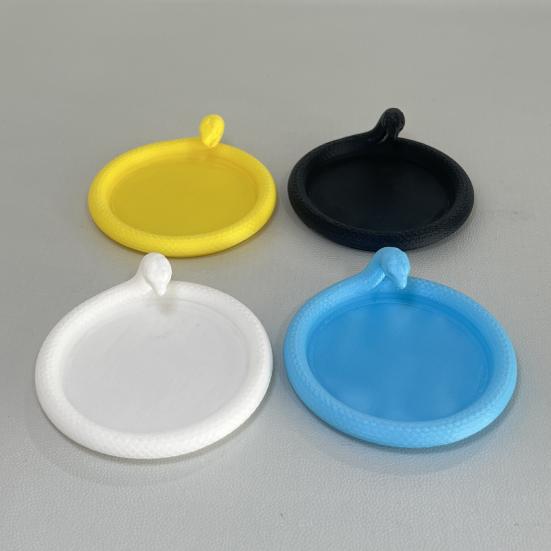 3D Printed Snake Tray Desktop Decorative Trinket Dish Multifunctional Jewelry Display Tray for Bracelet Earring Necklace