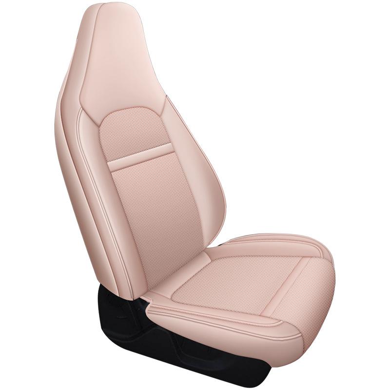 2022 Leapmotor T03 Star Diamond Leather Car Seat Cover, Gold Edition, All-Season.