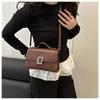 Fashion Popular Retro Crossbody Commuter Shoulder Handheld Crossbody Small Square Bag Female