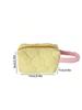 New Macaron Color Women's Handbag  Zipper Large Capacity Coin Storage Bag Daily Lipstick Key Pouch