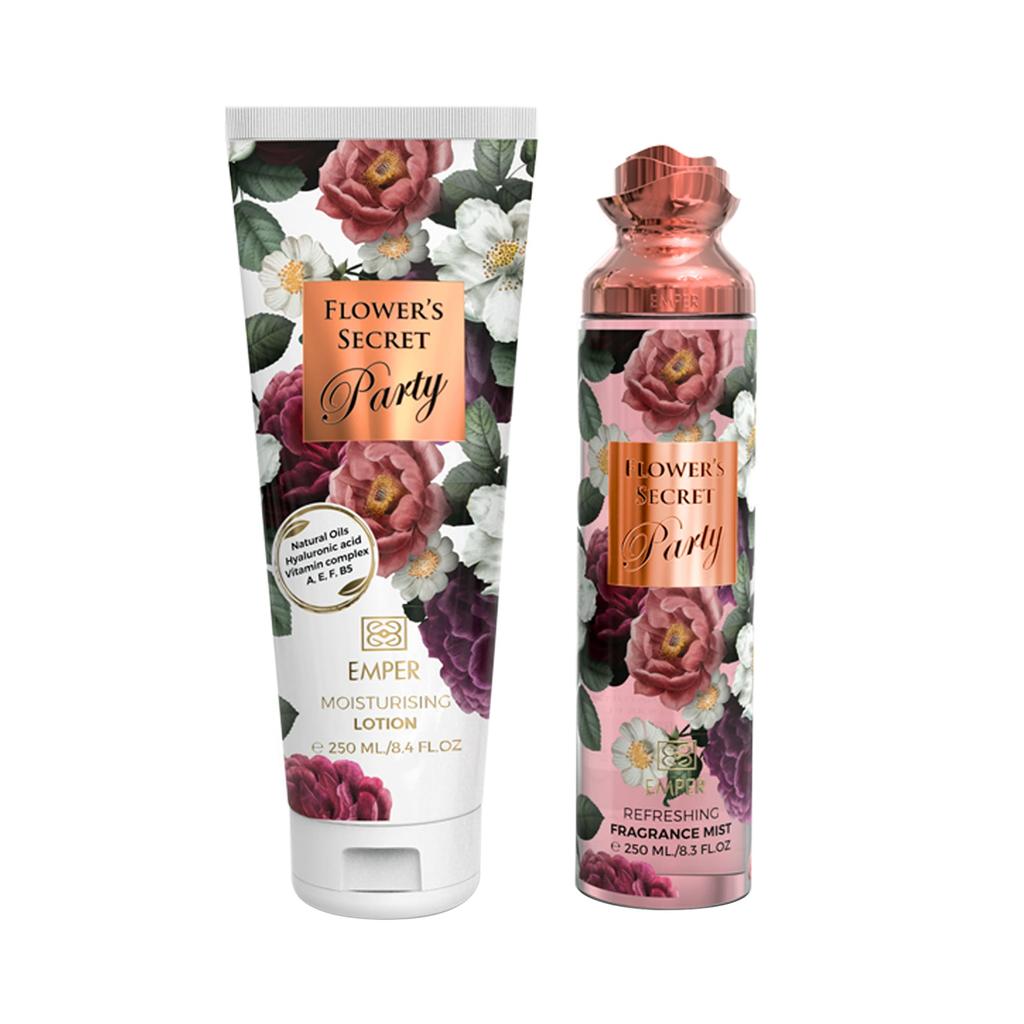 Set Flower'S Secret Fragrance 250 Ml Body Mist + 250 Ml Body Lotion