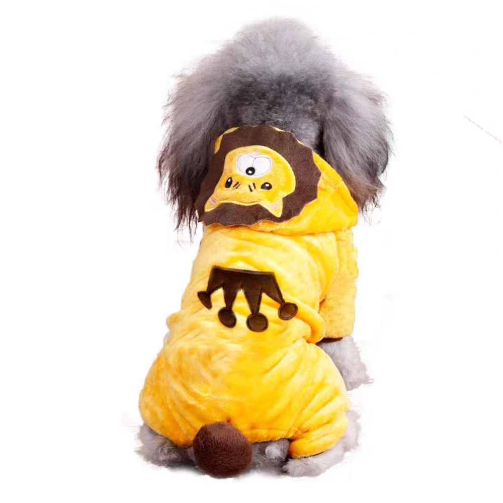 Warm Hoodies Puppy Clothes Soft Fleece Dog Jumpsuits Kawaii Pet Dog Clothes  Corgi