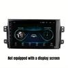 For SUZUKI SX4 2006-2014 Black 9Inch ABS Car Center Console Frame Trim Cover Interior Decor