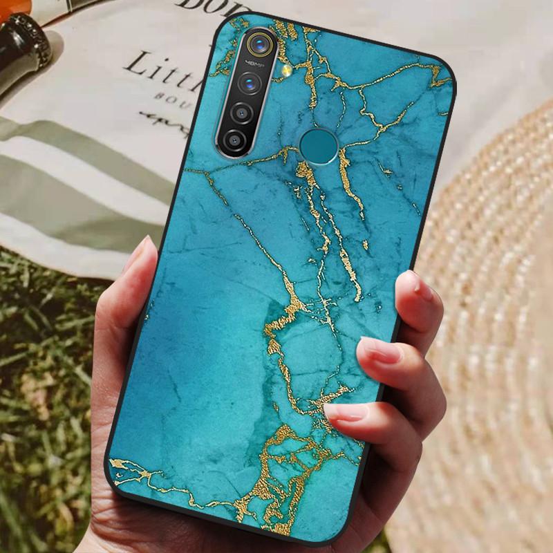 Para Oppo Realme 5 Pro Funda Silicona Trasera Funda de Teléfono para Oppo Realme 5i 5S 5 Pro Fundas Realme5 Pro 5i 5S Borde Suave coque