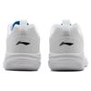 Li Ning Gladiator Textile, Synthetic Leather Cushioning, Wear Resistant Low Top Badminton Shoes Unisex Standard White AYZT011-1