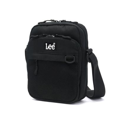 Lee PRAY Mini Shoulder Bag with Vertical Box Large Black Logo, Trendy, Lightweight, Multifunctional, Capacity, 320-3723,