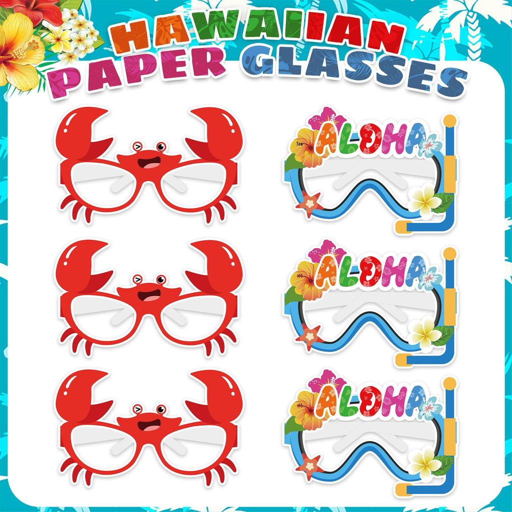ALOHA Hawaii Theme Summer Party Decorations: Banner, Hanging Swirls, and Honeycomb Accents
