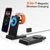 3-in-1 15W Magnetic Wireless Charger Stand Charging For iPhone 16 Pro  Watch For Fast Charger