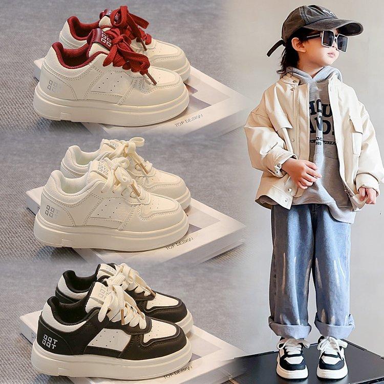 26-41Girls' Sneakers, New Spring and Autumn Children's Sports White Shoes for Older Girls and Students, Trendy