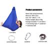 150x280cm Full Set Kids Home Hanging Swing Seat Yoga Fitness Hammock Nylon Elastic Therapy Cuddle Wrap Aerial Yoga