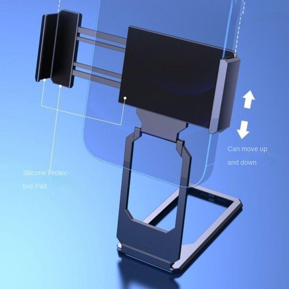 Universal Back Clip Type Phone Holder Telescopic Multi Angle Metal Kickstand  Office