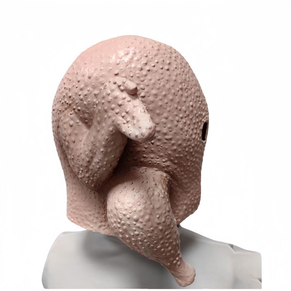Chicken Mask Latex Costume Accessory For Halloween And Party Events