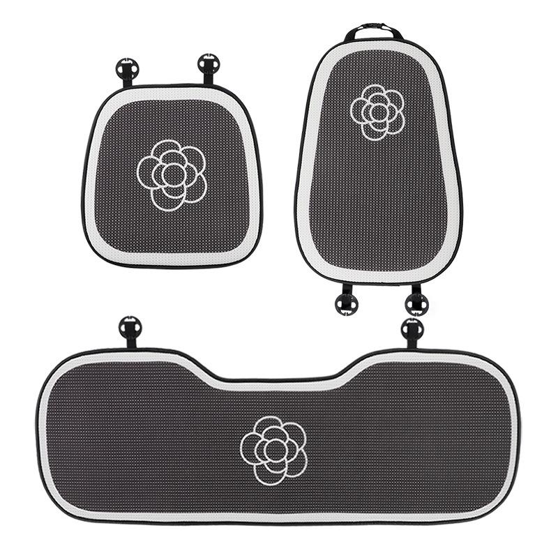 Classic Camellia Non-Slip Car Seat Cushion - Comfortable, Universal for All Seasons