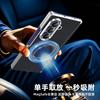 Applicable to Samsung ZFold1ultra folding screen mobile phone case magnetic rotating bracket zfold1/1 central axis protection