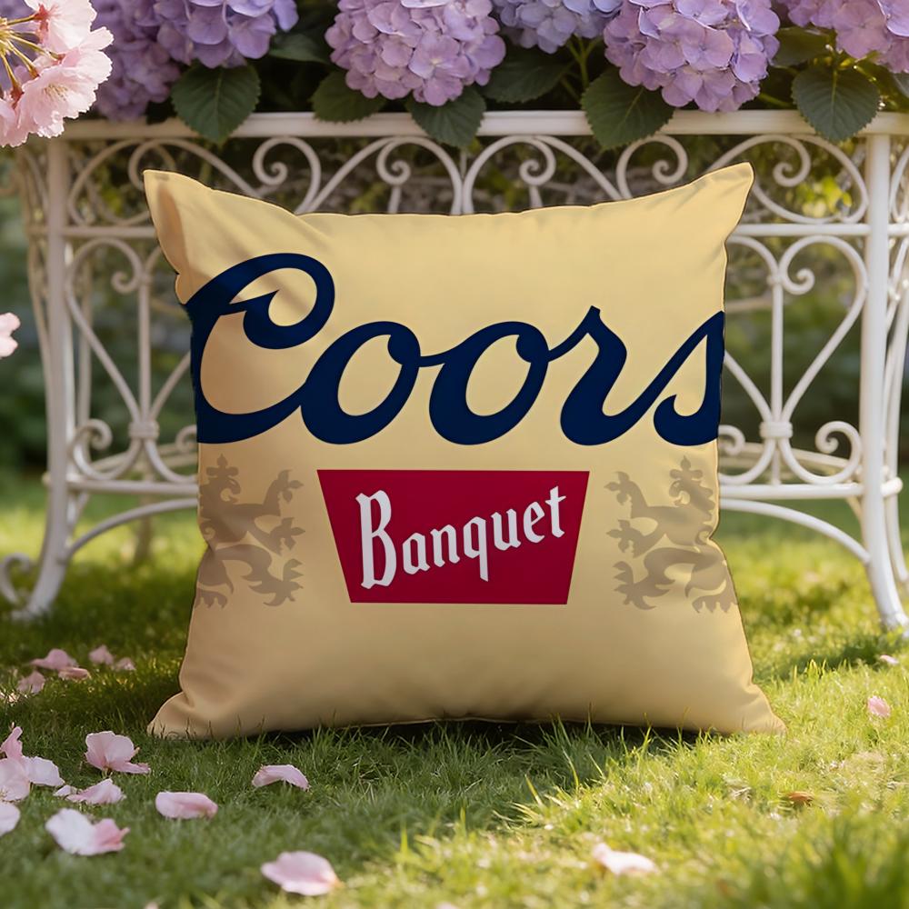 Classic C-Coors Cushion Cover Home & Car Dual-Scene Pillow Cover: Reversible for Premium Comfort